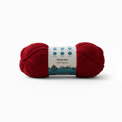Velvet 6PLY Yarn by Woollen House - Red 1614 Velvet 6PLY Yarn by Woollen House - Red 1614