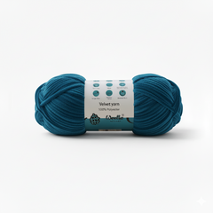 Velvet 6PLY Yarn by Woollen House  - Peacock Blue 1622 Velvet 6PLY Yarn by Woollen House  - Peacock Blue 1622