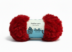 Feather 10PLY Yarn by Woollen House - Dark Red 4205 Feather 10PLY Yarn by Woollen House - Dark Red 4205