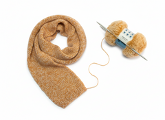 Feather 10PLY Yarn by Woollen House - Orange White 4206 Feather 10PLY Yarn by Woollen House - Orange White 4206