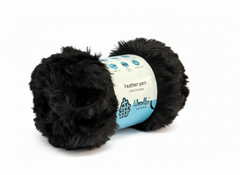Feather 10PLY Yarn by Woollen House - Black 4211 Feather 10PLY Yarn by Woollen House - Black 4211