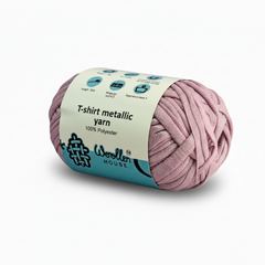 Metalic T-Shirt Yarn 6PLY by WoollenHouse - Levender 5214 Metalic T-Shirt Yarn 6PLY by WoollenHouse - Levender 5214