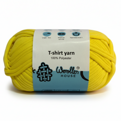 T-Shirt Yarn 10PLY by WoollenHouse  - Yellow 5505 T-Shirt Yarn 10PLY by WoollenHouse  - Yellow 5505