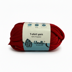 T-Shirt Yarn 10PLY by WoollenHouse  - Red 5507 T-Shirt Yarn 10PLY by WoollenHouse  - Red 5507