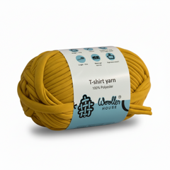 T-Shirt Yarn 10PLY by WoollenHouse  - Orech Yellow 5509 T-Shirt Yarn 10PLY by WoollenHouse  - Orech Yellow 5509