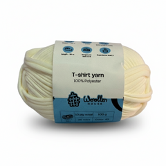 T-Shirt Yarn 10PLY by WoollenHouse  - OFF White 5510 T-Shirt Yarn 10PLY by WoollenHouse  - OFF White 5510