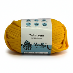 T-Shirt Yarn 10PLY by WoollenHouse  - Golden Yellow 5512 T-Shirt Yarn 10PLY by WoollenHouse  - Golden Yellow 5512