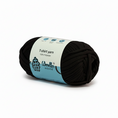T-Shirt Yarn 10PLY by WoollenHouse - Black 5518 T-Shirt Yarn 10PLY by WoollenHouse - Black 5518