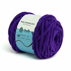 Baby Blanket Yarn by Woollen House - Dark Purple 6004 Baby Blanket Yarn by Woollen House - Dark Purple 6004
