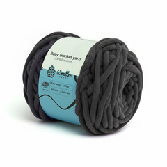 Baby Blanket Yarn by Woollen House - Dark Grey 6005 Baby Blanket Yarn by Woollen House - Dark Grey 6005