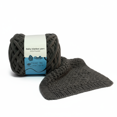 Baby Blanket Yarn by Woollen House - Dark Grey 6005 Baby Blanket Yarn by Woollen House - Dark Grey 6005
