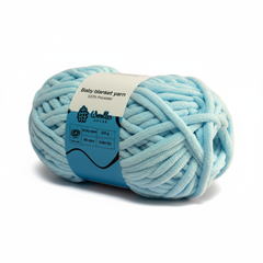 Baby Blanket Yarn by Woollen House  - Light Blue 6008 Baby Blanket Yarn by Woollen House  - Light Blue 6008