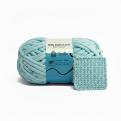 Baby Blanket Yarn by Woollen House  - Light Blue 6008 Baby Blanket Yarn by Woollen House  - Light Blue 6008