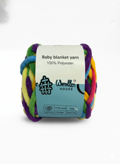 Baby Blanket Yarn by Woollen House  -  Rainbow color 6015 Baby Blanket Yarn by Woollen House  -  Rainbow color 6015