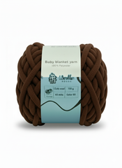 Baby Blanket Yarn by Woollen House -  Dark Brown 6017 Baby Blanket Yarn by Woollen House -  Dark Brown 6017
