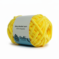 Baby Blanket Yarn by Woollen House -  Yellow 6019 Baby Blanket Yarn by Woollen House -  Yellow 6019