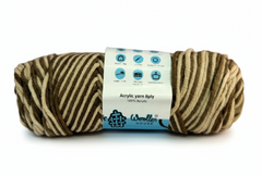8 PLY Acrylic Yarn by Woollen House - Beige&Brown 7005 8 PLY Acrylic Yarn by Woollen House - Beige&Brown 7005