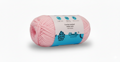 Crochet Combed 4PLY Yarn by Woollen House - Baby Pink 7201 Crochet Combed 4PLY Yarn by Woollen House - Baby Pink 7201
