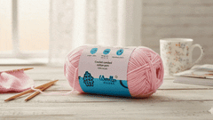 Crochet Combed 4PLY Yarn by Woollen House - Baby Pink 7201 Crochet Combed 4PLY Yarn by Woollen House - Baby Pink 7201