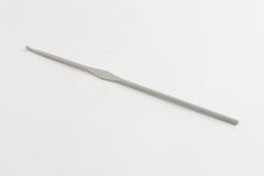 Grey Aluminium Single Ended Crochet Hook 3.00 mm Grey Aluminium Single Ended Crochet Hook 3.00 mm