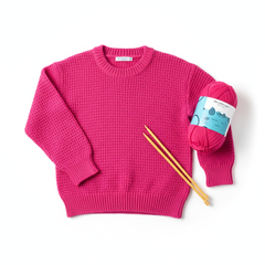 Milk Cotton Yarn 5PLY by Wollen House - Punch Pink 4521 Milk Cotton Yarn 5PLY by Wollen House - Punch Pink 4521