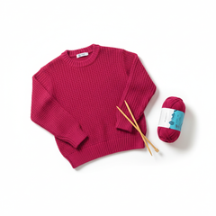 Milk Cotton Yarn 5PLY by Wollen House - Rasberry Pink 4518 Milk Cotton Yarn 5PLY by Wollen House - Rasberry Pink 4518