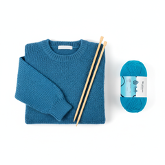 Milk Cotton Yarn 5PLY by Wollen House - Aqua Blue 4504 Milk Cotton Yarn 5PLY by Wollen House - Aqua Blue 4504