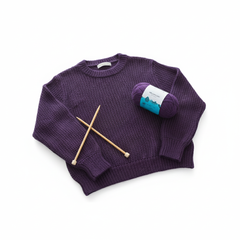 Milk Cotton Yarn 5PLY by Wollen House - Voilet 4525 Milk Cotton Yarn 5PLY by Wollen House - Voilet 4525