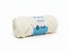 Chunky 12 ply Yarn by Woollen House -  Off White 3812 Chunky 12 ply Yarn by Woollen House -  Off White 3812