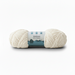 Velvet 6PLY Yarn by Woollen House - Off White 1603