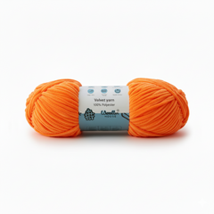 Velvet 6PLY Yarn by Woollen House - Neon Orange 1604