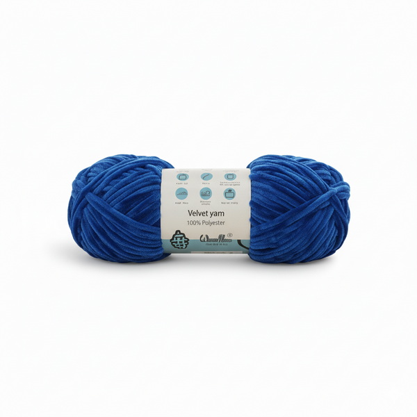 Velvet 6PLY Yarn by Woollen House - Cobalt Blue 1606