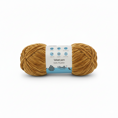 Velvet 6PLY Yarn by Woollen House - Light Brown 1607