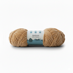 Velvet 6PLY Yarn by Woollen House - Light Brown 1607