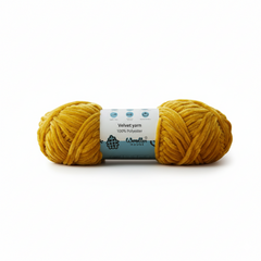 Velvet 6PLY Yarn by Woollen House - Yellow Gold 1608