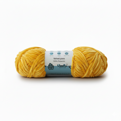 Velvet 6PLY Yarn by Woollen House - Yellow Gold 1608