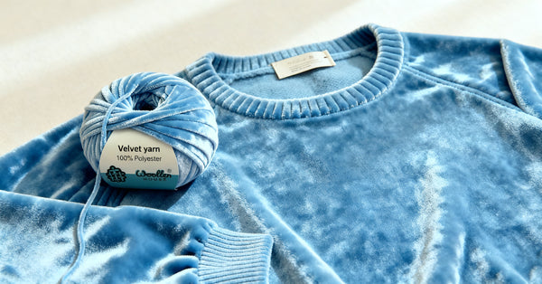 Velvet 6PLY Yarn by Woollen House - Sky Blue 1610