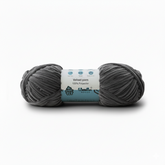 Velvet 6PLY Yarn by Woollen House - Dark Grey 1615