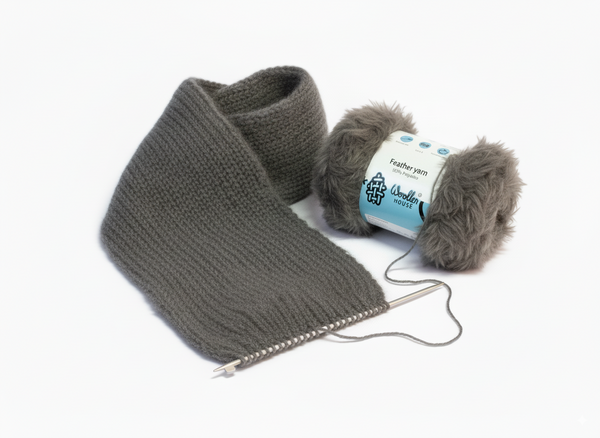 Feather 10PLY Yarn by Woollen House - Dark Grey 4201