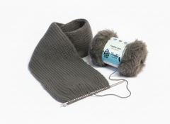 Feather 10PLY Yarn by Woollen House - Dark Grey 4201