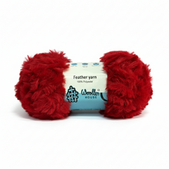 Feather 10PLY Yarn by Woollen House - Dark Red 4205
