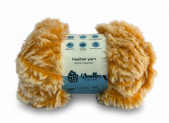 Feather 10PLY Yarn by Woollen House - Orange White 4206