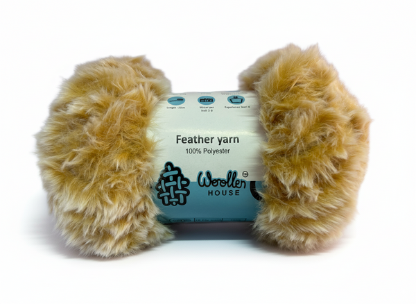 Feather 10PLY Yarn by Woollen House - White Golden 4208