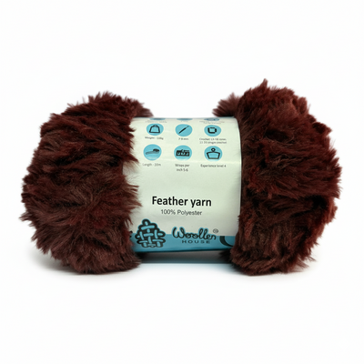 Feather 10PLY Yarn by Woollen House - Reddish Brown 4208