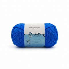 Milk Cotton Yarn 5 Ply - Royal Blue 4546 | Woollen House
