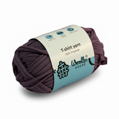 T-Shirt Yarn 10PLY by WoollenHouse  - Cyber Grape 5501
