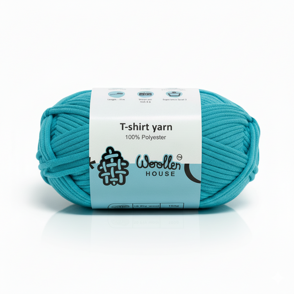 T-Shirt Yarn 10PLY by WoollenHouse  - Blue 5502