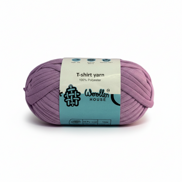 T-Shirt Yarn 10PLY by WoollenHouse  - Pearl Voilet 5503