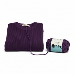 T-Shirt Yarn 10PLY by WoollenHouse - Mauve Purle 5504