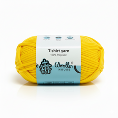 T-Shirt Yarn 10PLY by WoollenHouse  - Yellow 5505